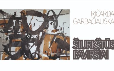 Ričardo Garbačiausko tapybos ant popieriaus paroda „Šiurkštūs paviršiai“