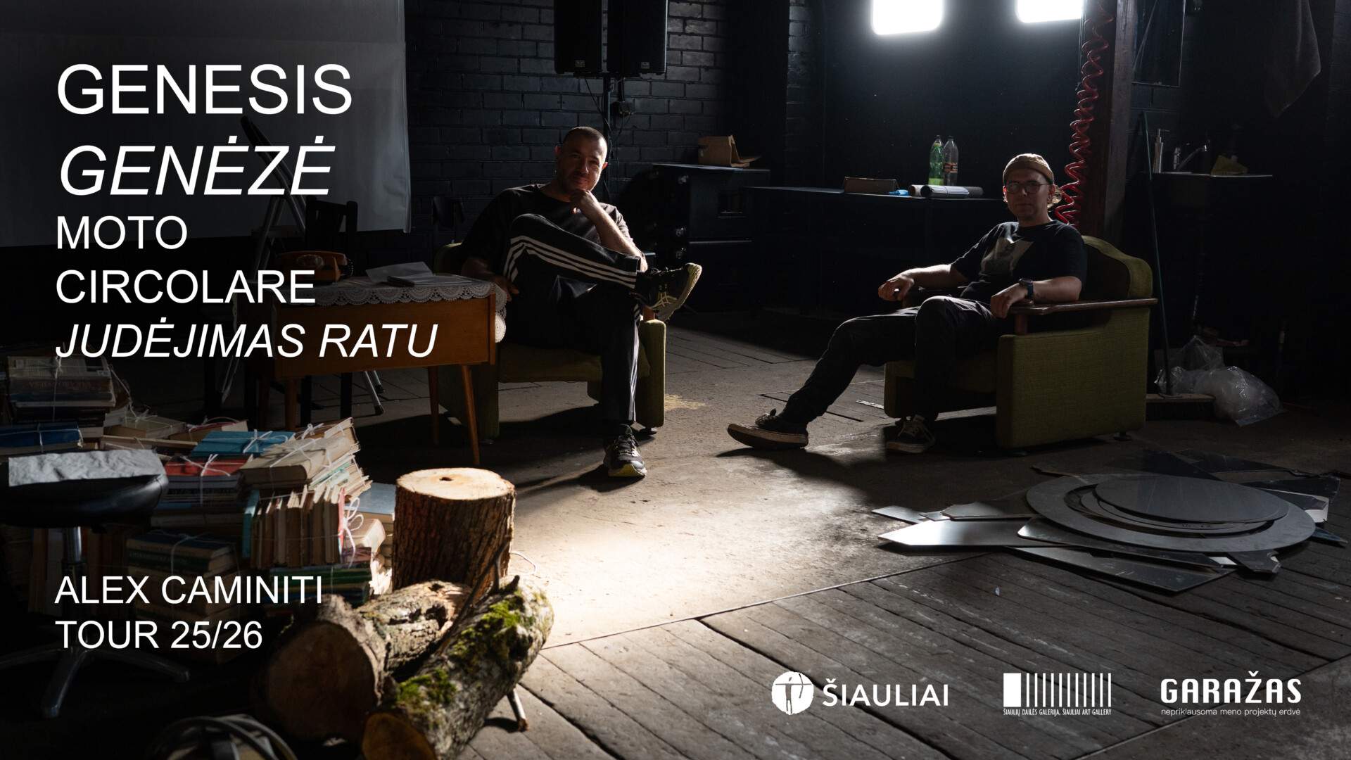 ŽYMUS ITALŲ MENININKAS ALEX CAMINITI: LIETUVOJE VISKAS LABAI GERAI VEIKIA