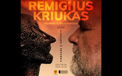 REMIGIJAUS KRIUKO MENINIO STIKLO PARODA „TARP ILIUZIJOS IR TIKROVĖS“