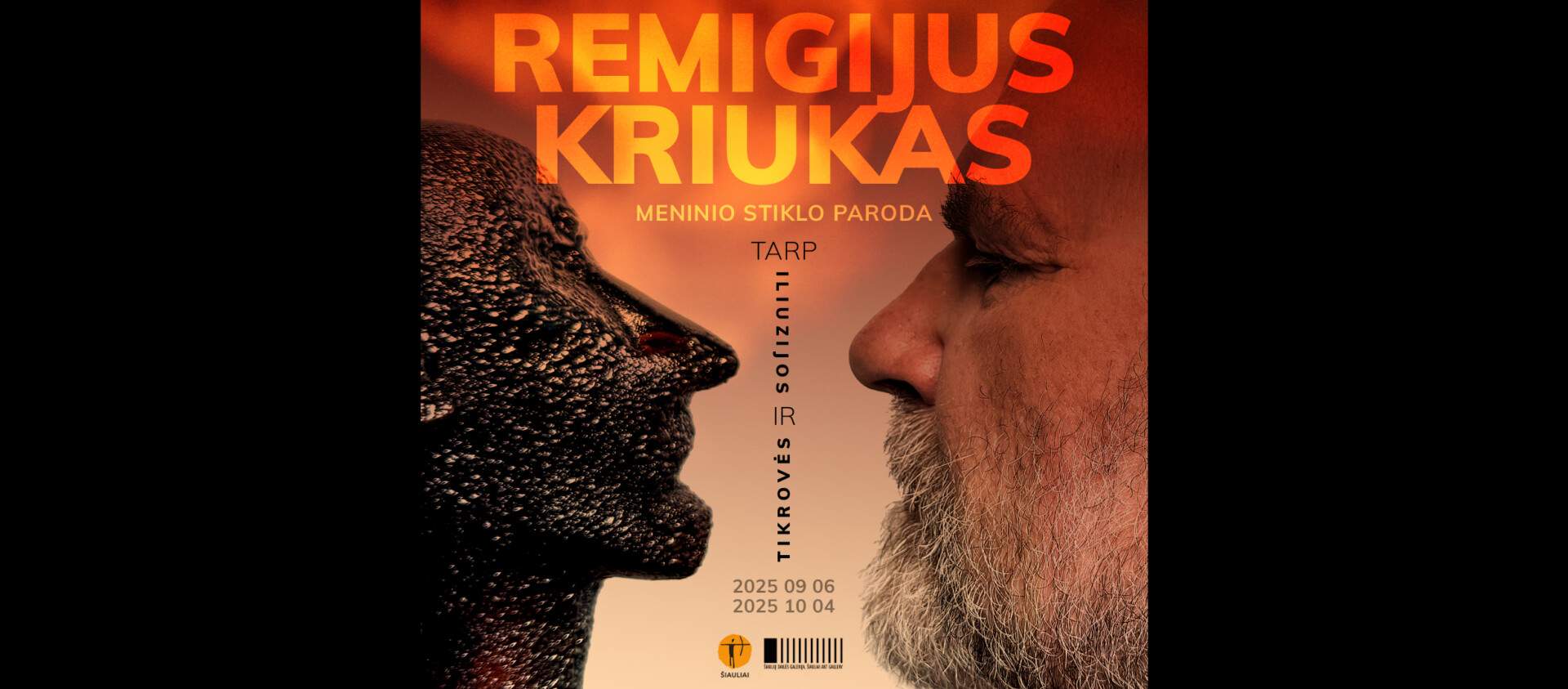 REMIGIJAUS KRIUKO MENINIO STIKLO PARODA „TARP ILIUZIJOS IR TIKROVĖS“