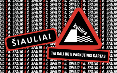 KULTŪROS BENDRUOMENĖS ĮSPĖJAMASIS STREIKAS ŠIAULIUOSE