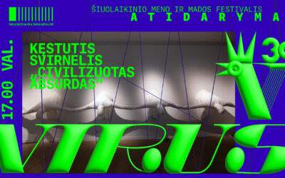 KĘSTUČIO SVIRNELIO KINETINIŲ SKULPTŪRŲ PARODA „CIVILIZUOTAS ABSURDAS“