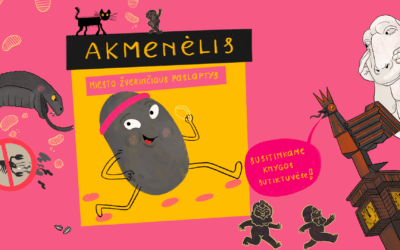 KNYGOS VAIKAMS „AKMENĖLIS. MIESTO ŽVĖRINČIAUS PASLAPTYS“ SUTIKTUVĖS!