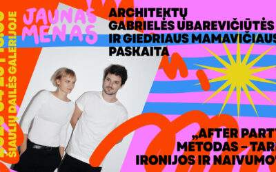 ARCHITEKTŲ PASKAITA „AFTER PARTY METODAS – TARP IRONIJOS IR NAIVUMO“.